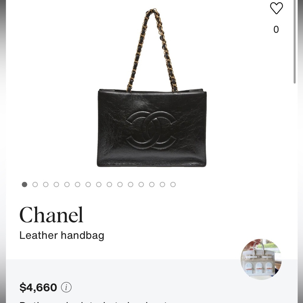 Black CC shopper tote dupe - Picture 5 of 5